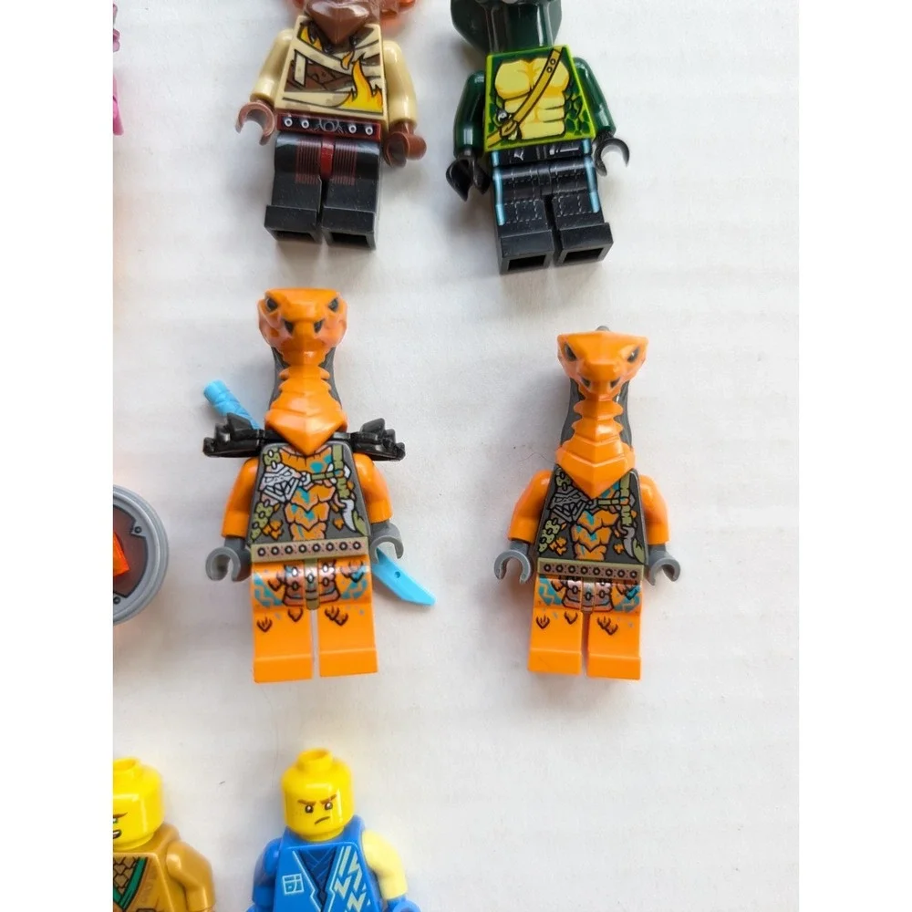 Lego Ninjago Minifigures Lot of 10 READ Snake Cobra Mechanic Jay Lloyd Boa +